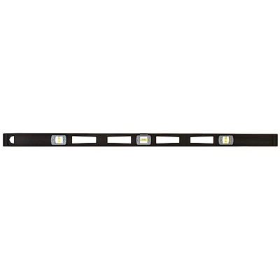 Contractor Top-Read Aluminum Level, 3 Vials, Magnetic, 48-In.