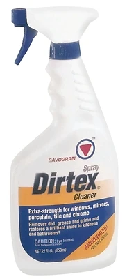Dirtex 10763 All-Purpose Ammoniated Cleaner, 22 oz. Spray Bottle