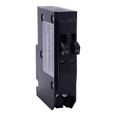 Square D QO1515CP Tandem Circuit Breaker, 15A, 1-Pole, 120/240V