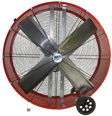 MaxxAir BF30DD Drum Fan, 30 In., 2-Speed, 120V