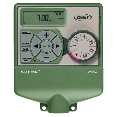 Underground Sprinkler Dual 6-Station Sprinkler Timer