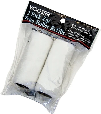 Zip Trim Mini Paint Roller Covers, 3/16 In. Nap, 3 In., 2-Pk.