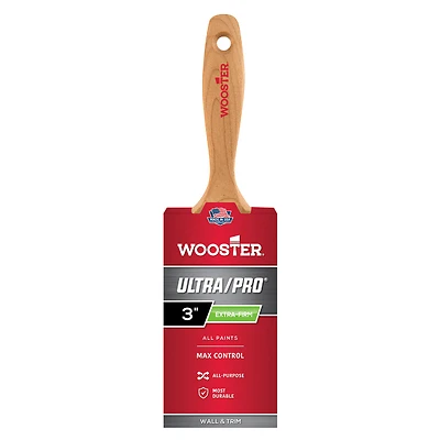 Wooster 4157-3 Ultra/Pro Chiseled Nylon Paint Brush, 3 In.