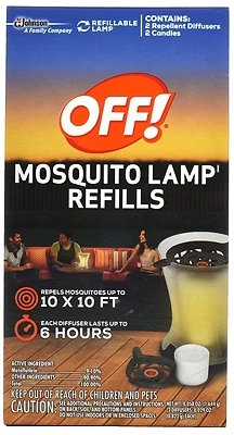 OFF! 76086 Mosquito Repellent Lamp Refill, 0.058 oz