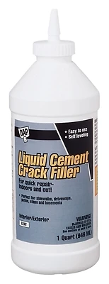 Liquid Cement Crack Filler, Gray, 1-Qt.