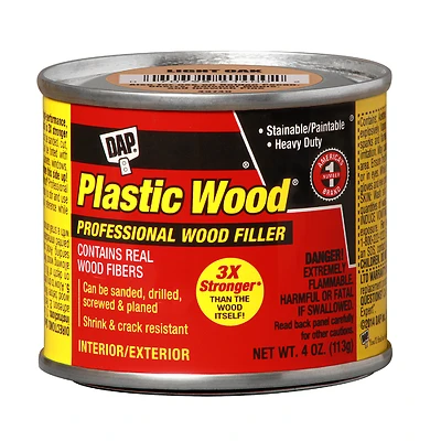DAP 7079821400 Plastic Wood, Light Oak, 4 oz