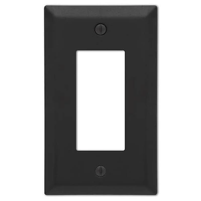 3008805 Century Stamped Steel Rocker Wall Plate - Matte Black
