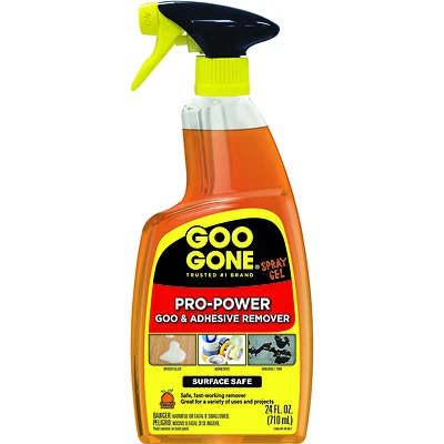 Goo Gone 2180 Pro Power Adhesive Remover Gel, Citrus, 24 Oz