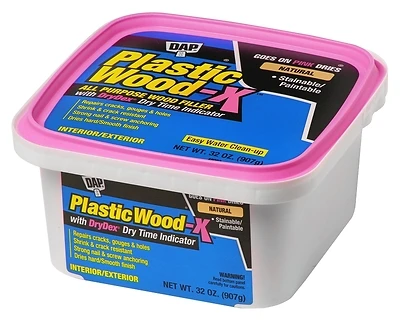 Dap 7079800543 Plastic Wood-X Stainable Wood Filler, 32 oz.