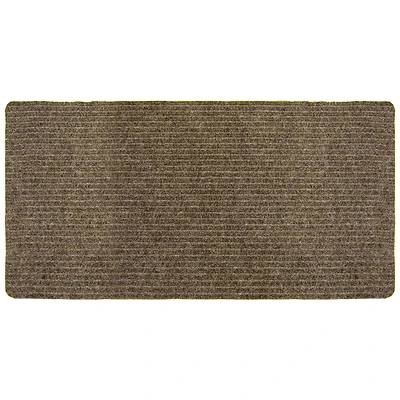 Carpet Runner, Concord, Tan Polypropylene, 2 x 5-Ft.