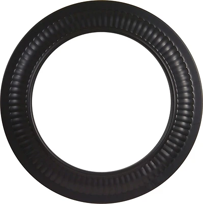 Imperial BM0095 Stove Pipe Trim Collar, 24 Gauge, 7 In., Black