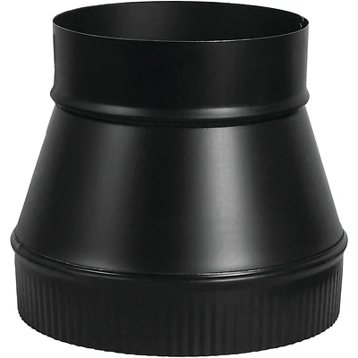 Imperial BM0059 Black Stove Pipe Increaser, 5 x 6 In., 24 Gauge