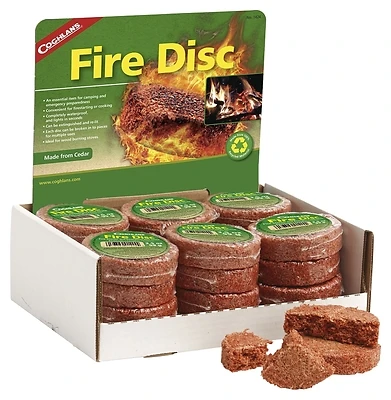 FIRE DISC STARTER BROWN 3.5OZ