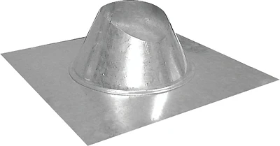 Roof Flashing, Rainproof, Galvanized, 6 In.