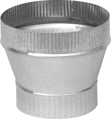 Imperial GV1361 HVAC Duct Pipe Taper Increaser, Galvanized, 7 x 8 In.
