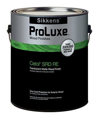 PPG Proluxe Cetol SRD RE SIK250-005/01 Wood Finish, Matte, Natural Oak, 1 Gal