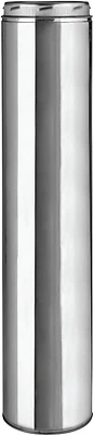 Selkirk 208036 Sure-Temp Double Wall Insulated Chimney Pipe, 8 x 36 in.