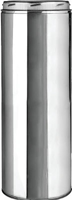 Sure-Temp 8-Inch x 18-Inch Stainless Steel Double Wall Insulated Chimney Pipe