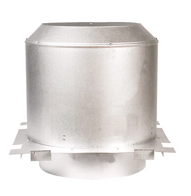 Selkirk 208490 Sure-Temp Attic Insulation Shield, 8-In., Stainless Steel
