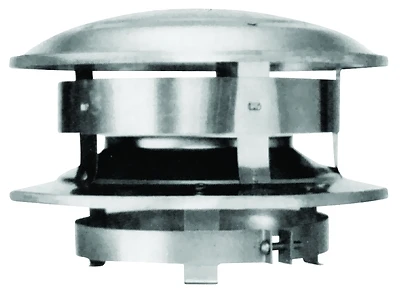 Sure-Temp Chimney Top, Stainless Steel, 6-In. Round