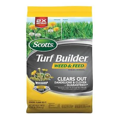 Turf Builder Plus 2 Weed Control 28-0-4 Fertilizer Covers 15,000 Sq Ft