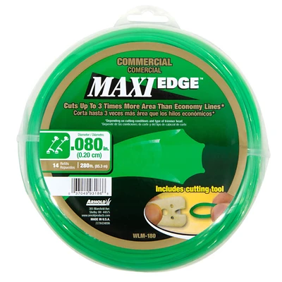 Arnold WLM-180 Maxi Edge Commercial Trimmer Line, 0.080 In. x 280 Ft.