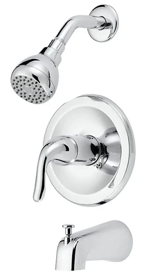Single Handle Tub And Shower Faucet, Chrome, Model Tq-f1214517cp