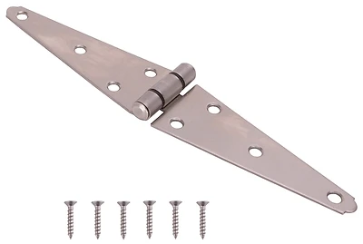 5 Inch Extra Heavy Duty Strap Hinge, Stainless Steel, Model Hsh-s06-c1ps
