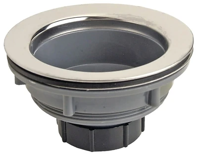 88287 3-1/2 Inch Chrome Plastic Sink Basket Strainer Assembly