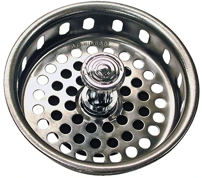 51275 Universal Basket Strainer 3-1/4 Inch Chrome Plated