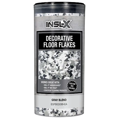 Insl-X EGF900099-EA Decorative Floor Flakes, Gray Blend, 12 Oz