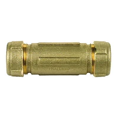 1/2 In. Ips & 3/4 In. Cts Brass Compression Repair Coupling