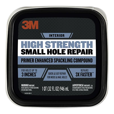 3M PPP-32-BB Patch Plus Primer Spackling Compound, White, 32 Oz