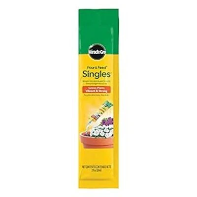 2 Oz. Ready-to-use Pour & Feed Plant Food Singles - High Performance Formula