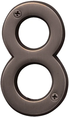 Hy-Ko BR-42OWB/8 Prestige House Number Eight, 4 In., Oil Rubbed Bronze