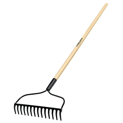 Landscapers Select R14AL Bow Rake, 14-Tine, 13.5 In. Head, 48 In. Handle
