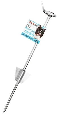 Q250700099 Rust-resistant Bearing Tie-out Stake, 16 In Length For Dogs And Cats