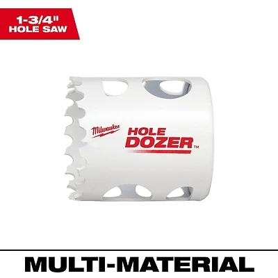 Milwaukee 49-56-9621 Hole Dozer Bi-Metal Hole Saw, 1-3/4 In. Dia