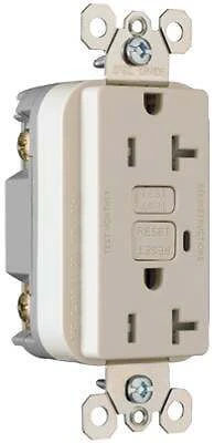 20-amp White Tamper-resistant Gfci Duplex Electrical Outlet 120v