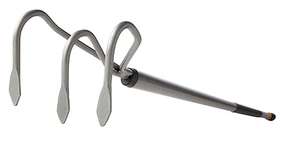 Fiskars 336510-1001 Long-Handle Cultivator, 64 In, 3-Tine, Aluminum Handle