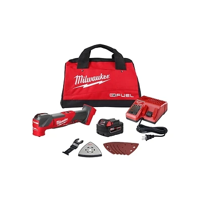 M18 Fuel 18-volt Cordless Brushless Oscillating Multi-tool Kit With Battery & Charger