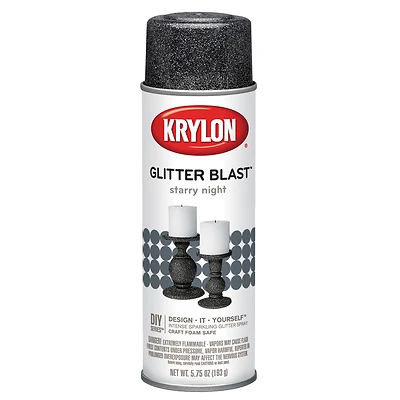 Glitter Blast Starry Night Spray Paint 5.75 Oz - Indoor/outdoor Use