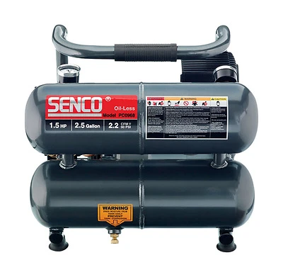 2.5 Gallon Horizontal Portable Air Compressor 135 Psi 1.5 Hp Model Pc0968