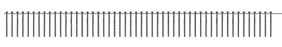 2-3/8 Inch Stainless Steel Collated Edge Deck Screws - T15 Drive Size