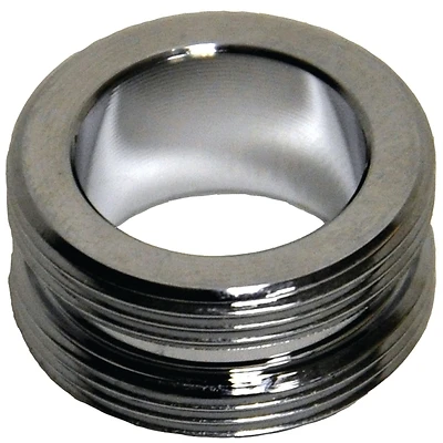 Chrome Male/male Aerator Adapter 55/64 In.-27 X 55/64 In. 1 Pk Model 9d00010525