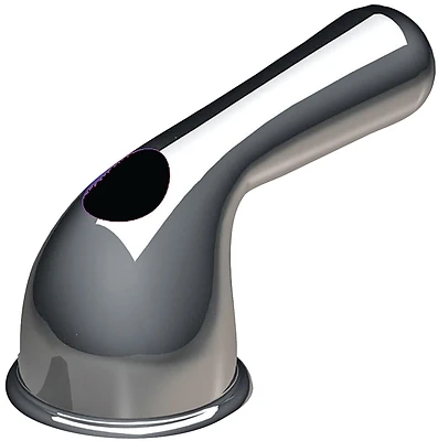 Danco 80023 Diverter Faucet Handle, Chrome, Zinc, 2 In. H x 1.75 In. W