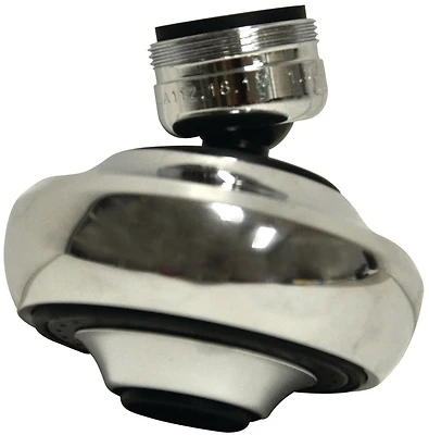 Danco 10501 Swivel Sprayrator, Dual Thread, Chrome, 1.5 GPM