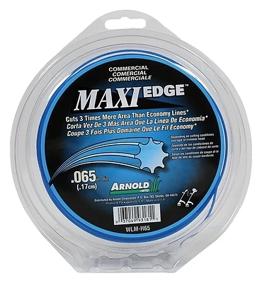 Arnold WLM-H65 Maxi Edge Trimmer Line, .065 In. x 220 Ft., Blue