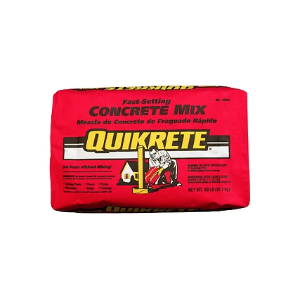 Fast Setting Concrete Mix 50 Lb Gray, Sets In 20-40 Minutes, Model 1004-50