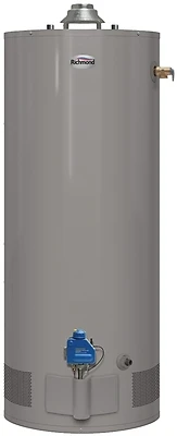 Richmond 6G40S-34F3 Natural Gas Short Water Heater, 40 Gal, 34000 BTU
